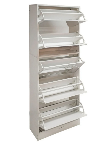5-Tier Mirror Shoe Cabinet - One Deal A Day - Tech Bar Investments